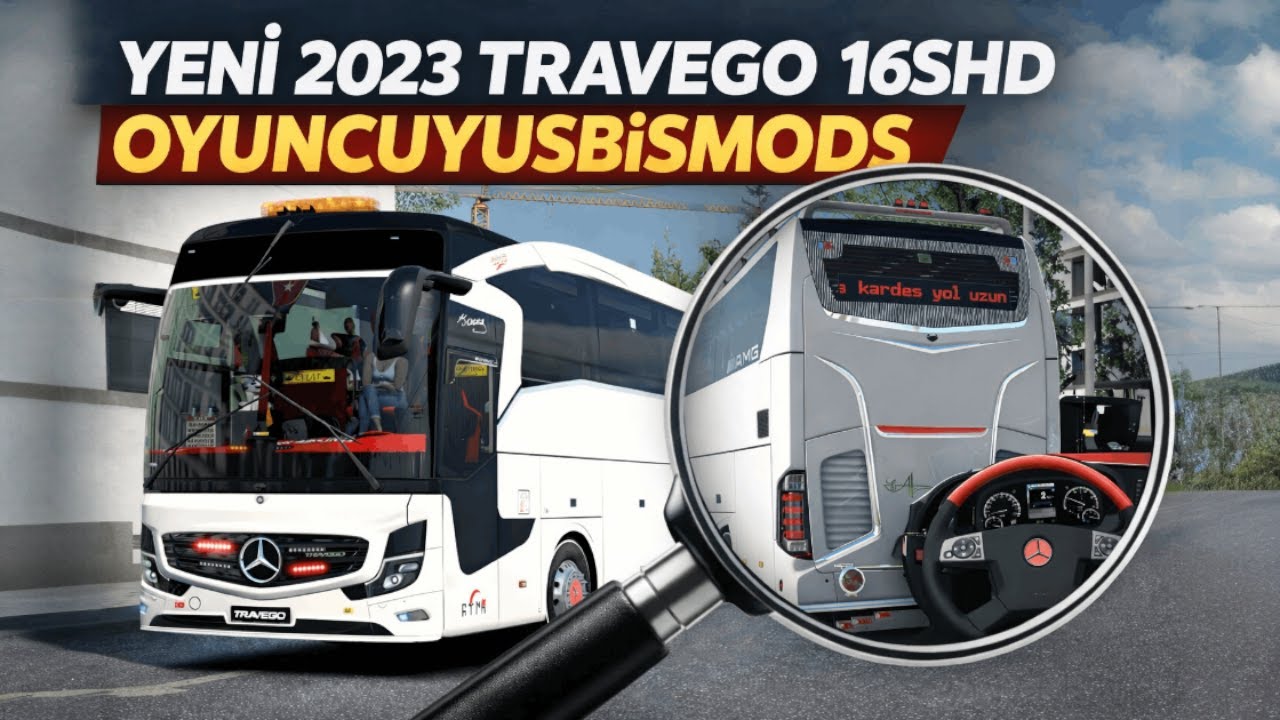 Yeni 2023 Mercedes-Benz Travego 16SHD Mod Tanıtımı | Oyuncuyusbismods