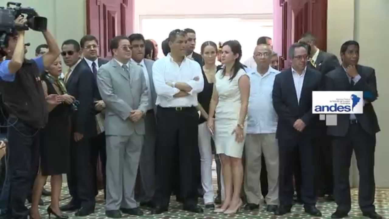 Presidente Rafael Correa entregó obras de repotenciación del colegio Vicente Rocafuerte