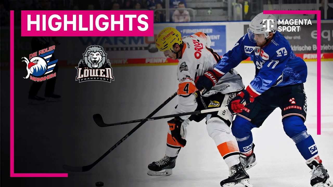 Adler Mannheim - L&ouml;wen Frankfurt | PENNY DEL | MAGENTA SPORT