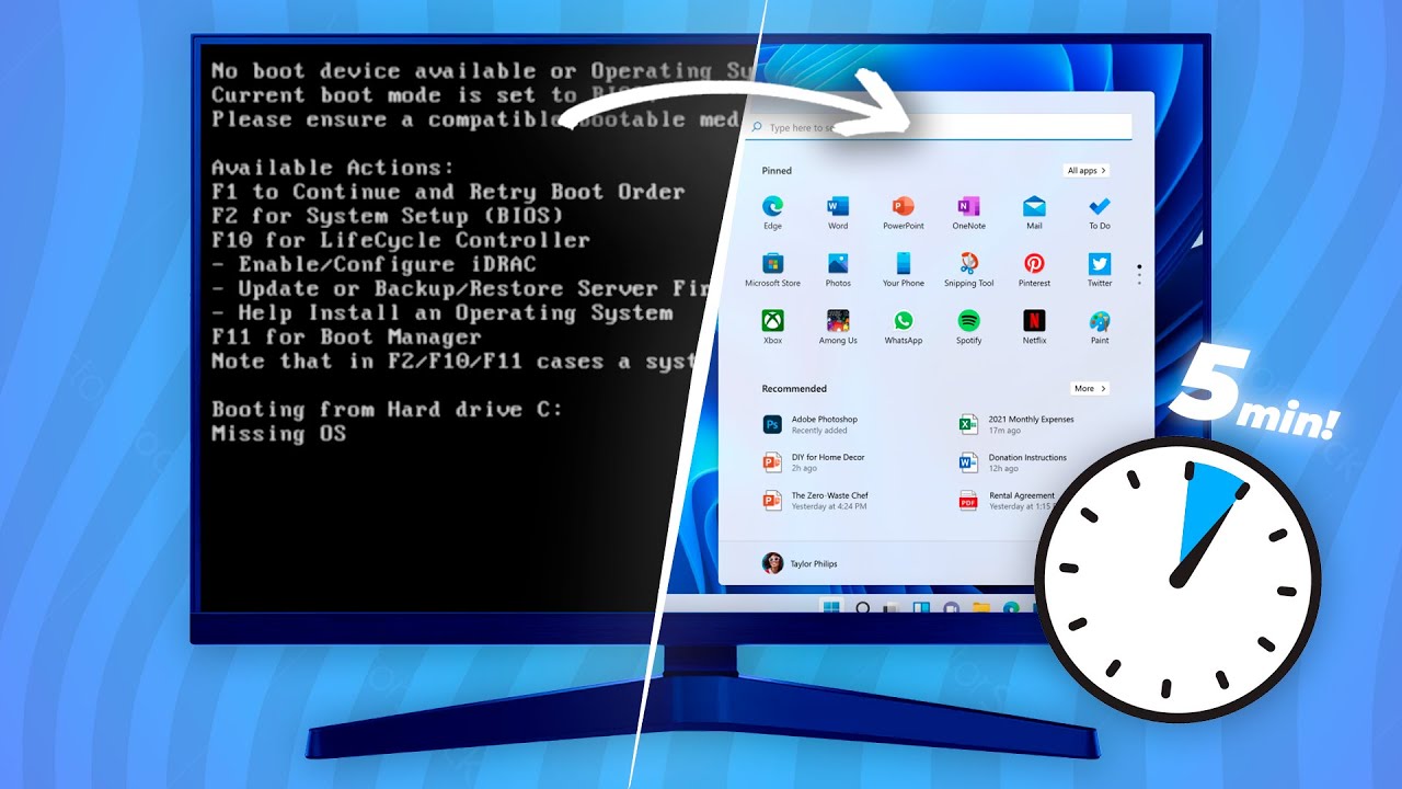 COMO INSTALAR WINDOWS 11 en 5 MINUTOS!