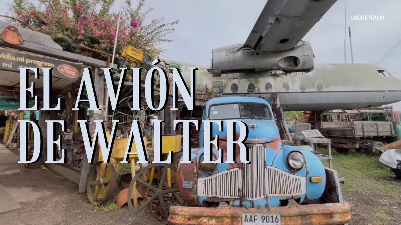 TIENE UN AVIÓN EN EL PATIO La Increíble historia del URUGUAYO Walter Fleitas…