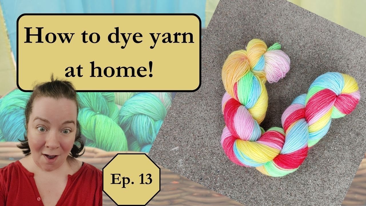 How to dye yarn at home - S.01 Ep. 13/20. Dyeing self-striping yarn.