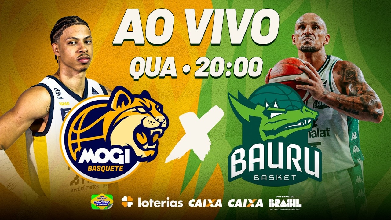 Mogi Basquete x Bauru Basket | NBB CAIXA 2025/26 | AO VIVO | 01/04/2026 | 20h00