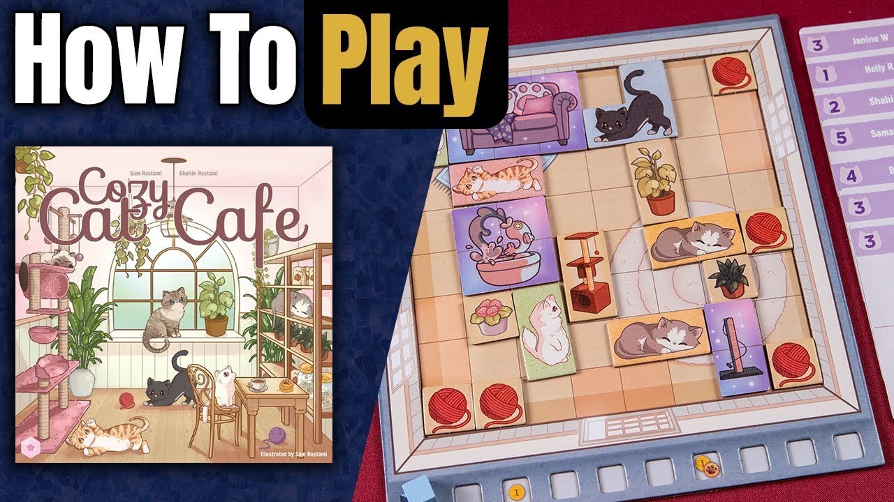 Cozy Cat Cafe | How to Play | Learn to Play 8 Minutes!