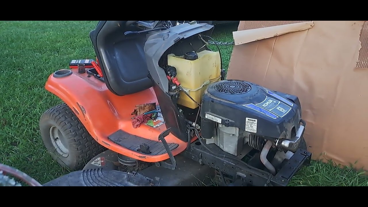  YTH 20K46 KOHLER ,HUSQVARNA . NO ARRANCA ( NO PRENDE) DONT START.
