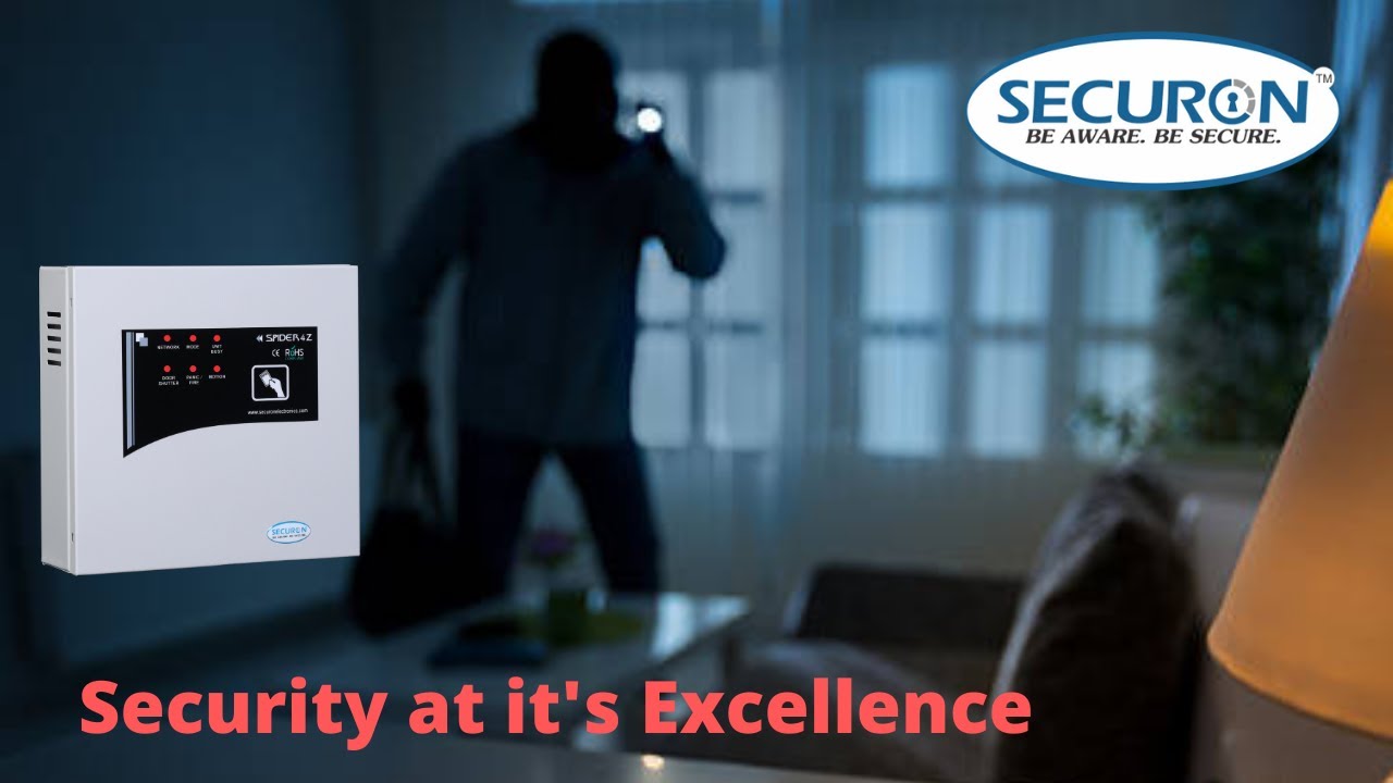 SPIDER4Z| Anti Theft Wired Security System |Intrusion alarm|Burglar Alarm| 4 zone| Made in  india