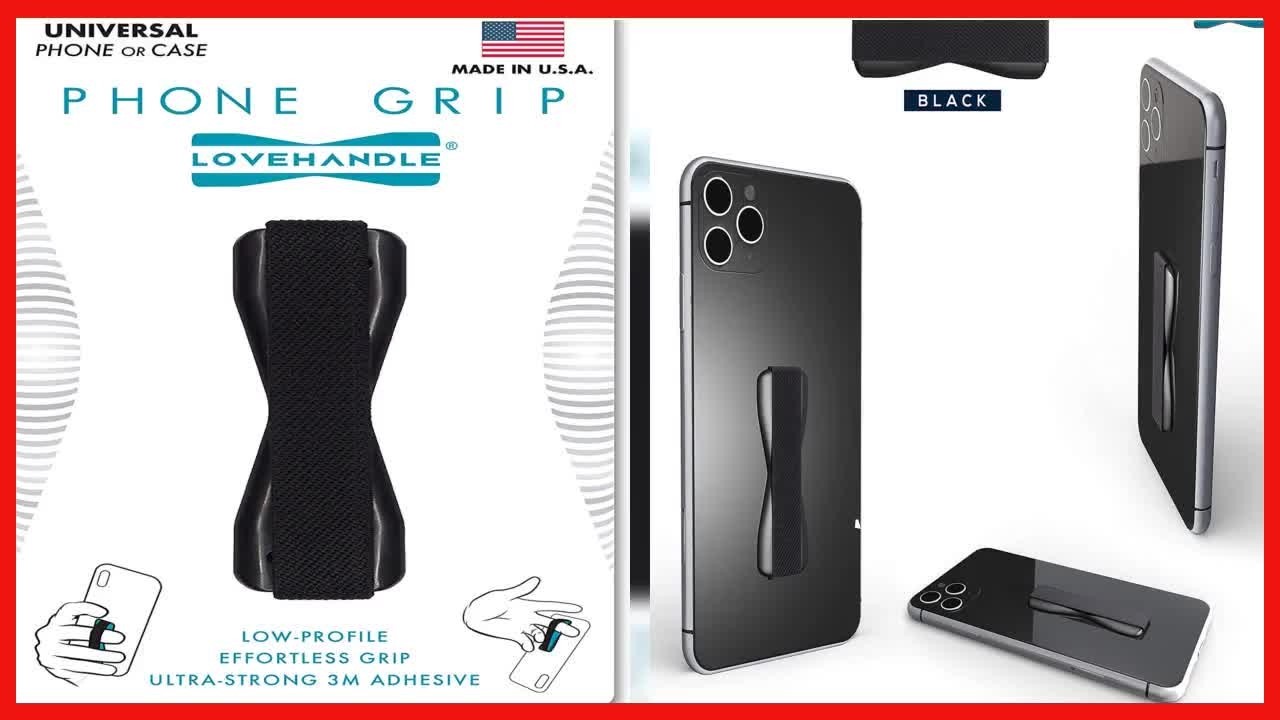 Надежная фиксация смартфона и планшета с помощью LoveHandle Grip.