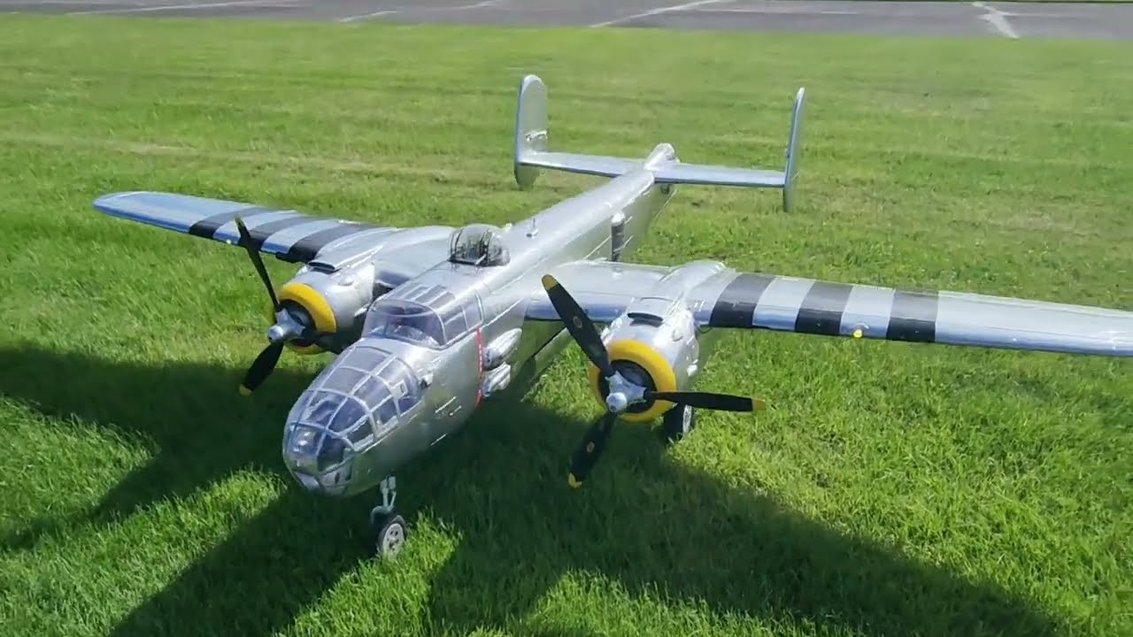 REMAIDEN OF THE FLIGHTLINE B 25  1600MM. A SECOND CHANCE