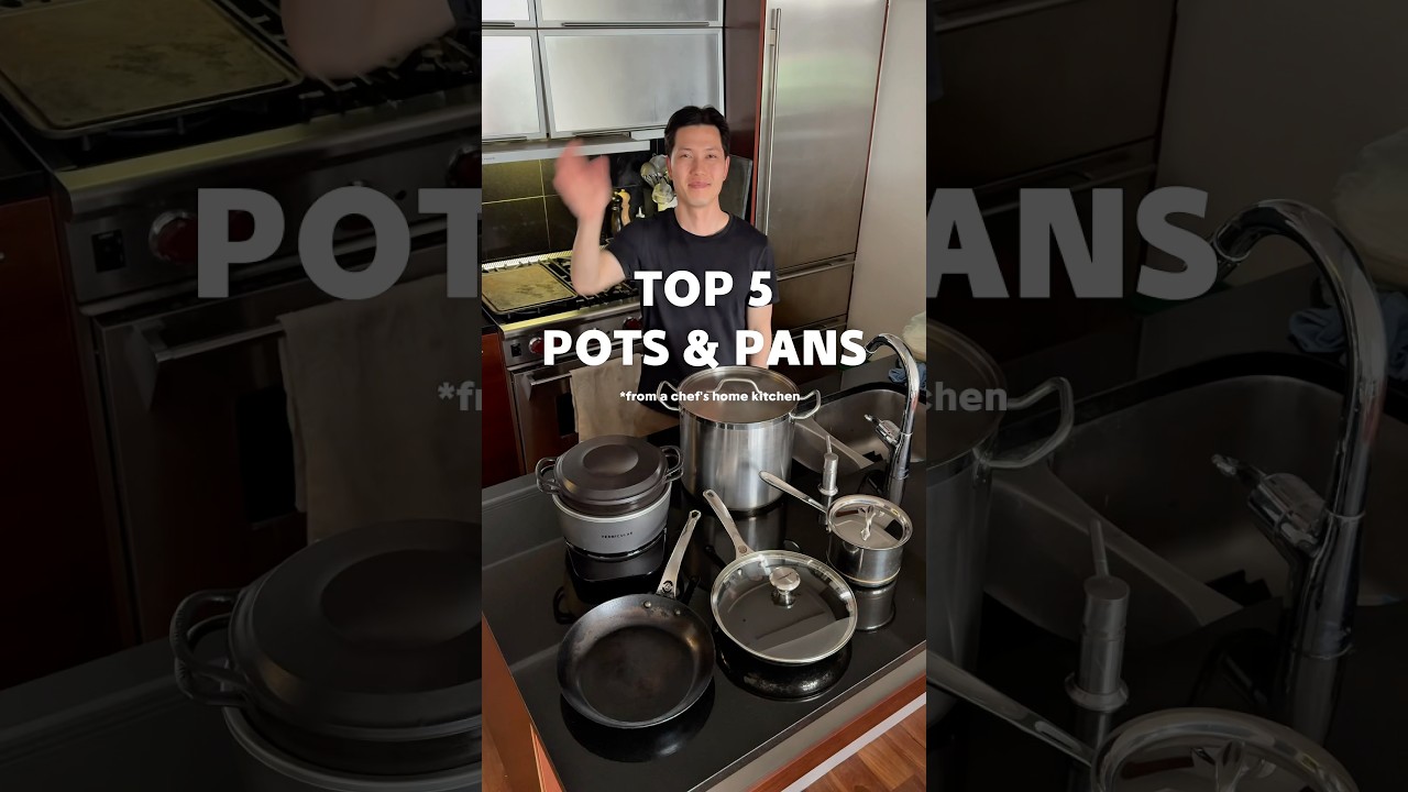 top 5 pots & pans from a chef's kitchen