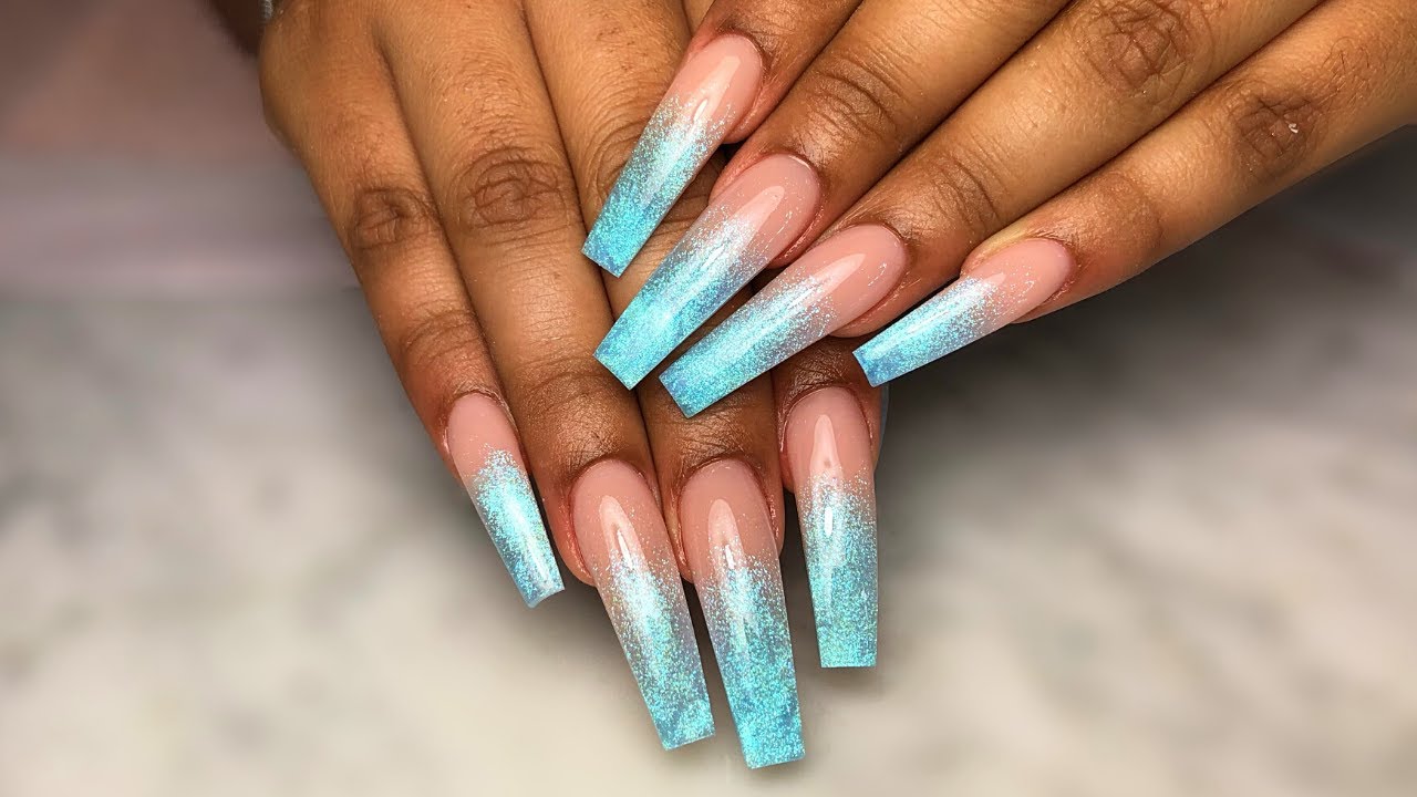 HOW TO: Ombre Nails Using Polygel And Acrylic | SAVILAND