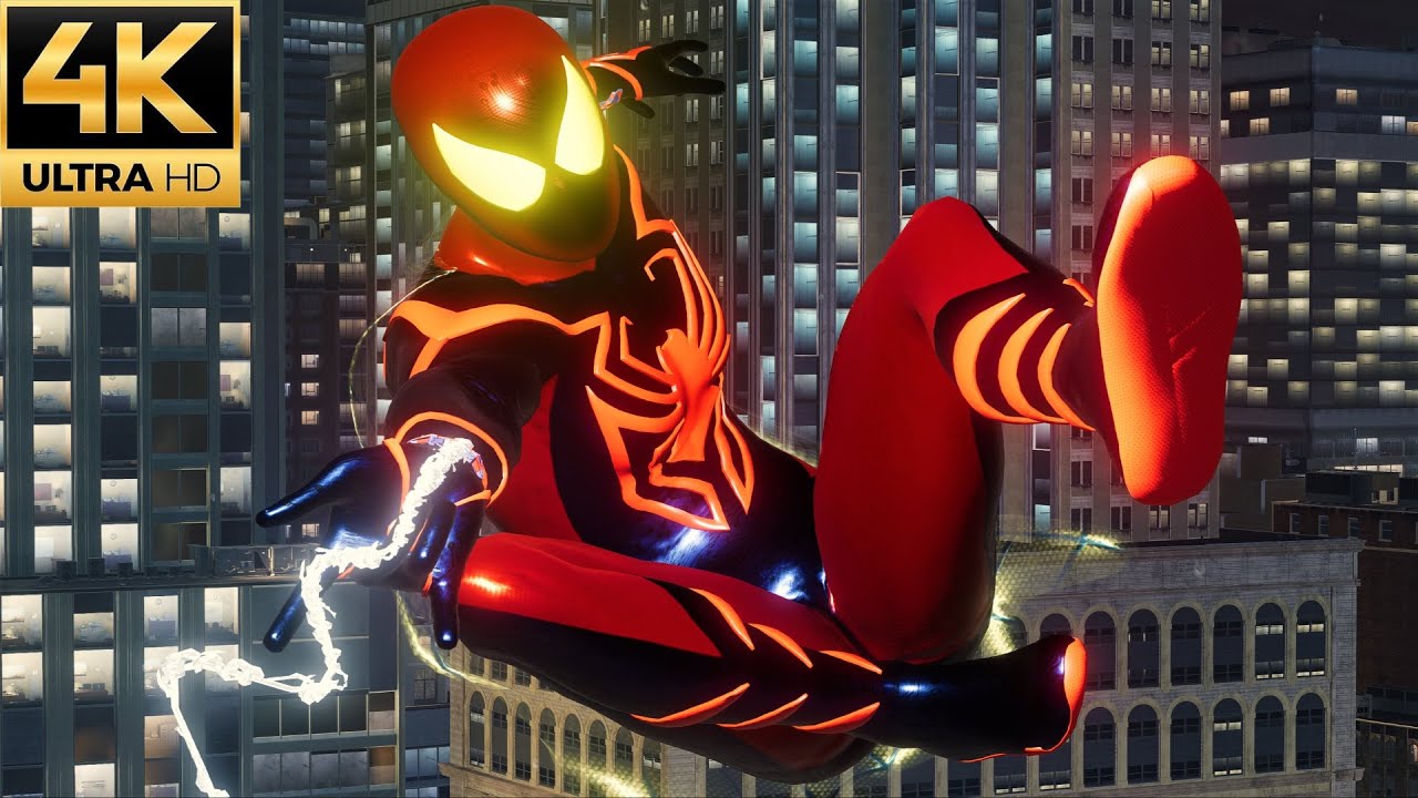 Spider-Man Remastered PC - Spider-Man Unlimited Suit Free Roam Gameplay Mod (4K 60FPS)
