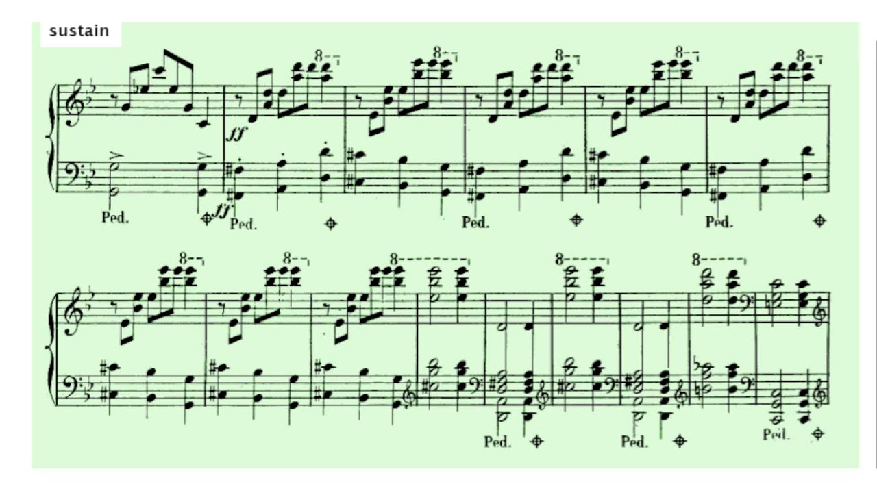 'Danse Macabre' Saint-Saëns with Harmonic Pedal - P. Barton, FEURICH piano