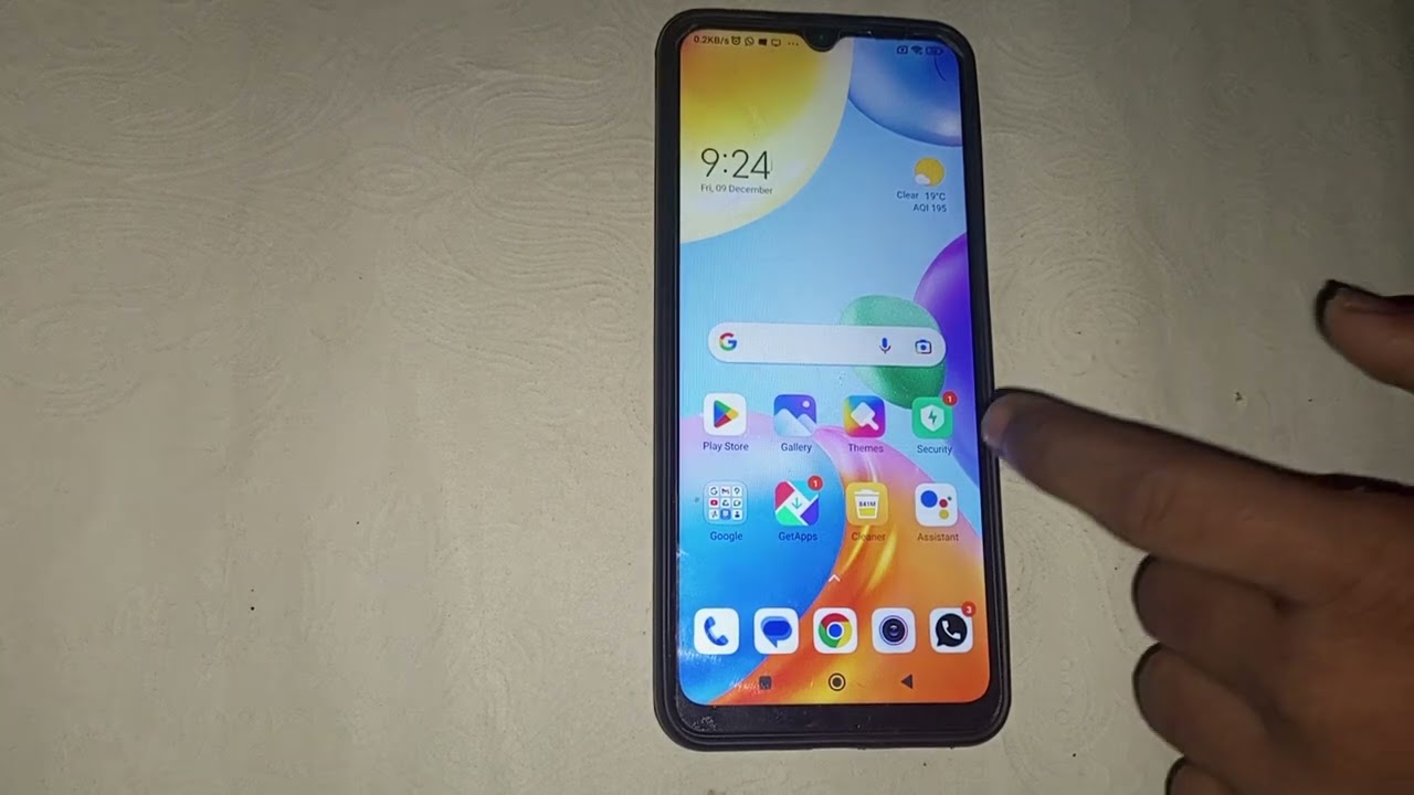 Redmi A1 me notch hide kaise kare, Redmi A1 notch setting