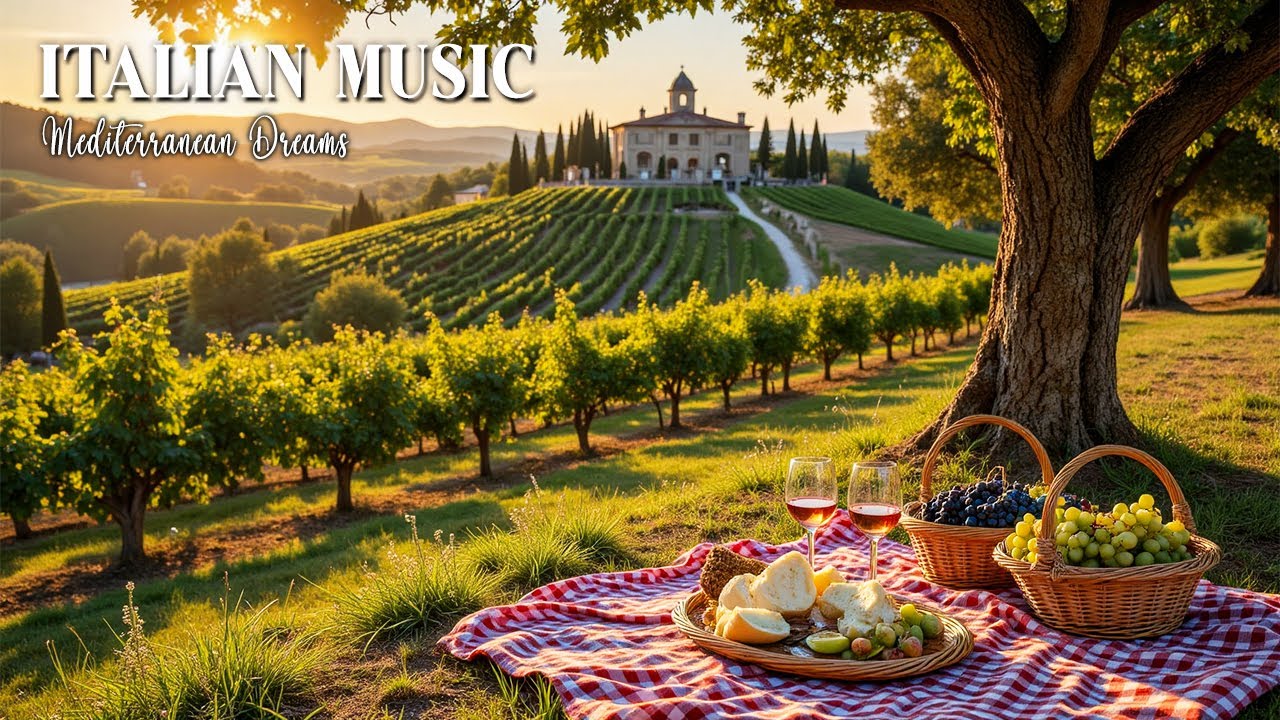 Italian Vibes & Mediterranean Romantic Music🎶 2+ Hours Scenic Amalfi Coast & Lake Como Relaxation 4K