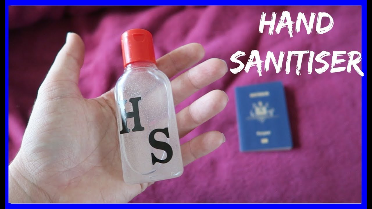 Hand Sanitizer DIY (2 Ingredients) How to  | Travel Essentials DIY