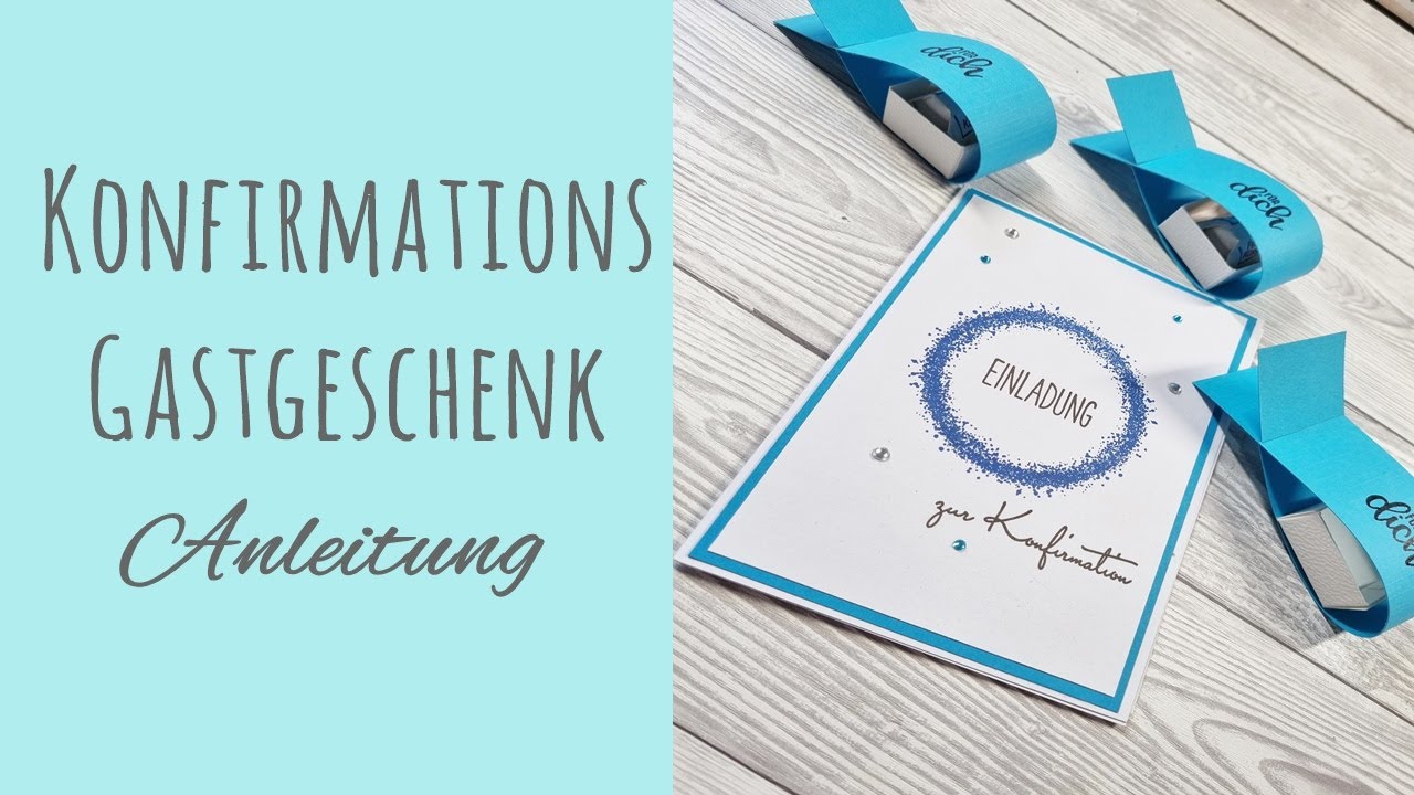 Konfirmation ✿ Kommunion ✿ Gastgeschenk ✿ Tischdeko ✿ Bastelanleitung ✿ Selber machen
