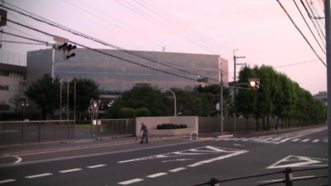 大阪府河内長野市の夜間点滅信号