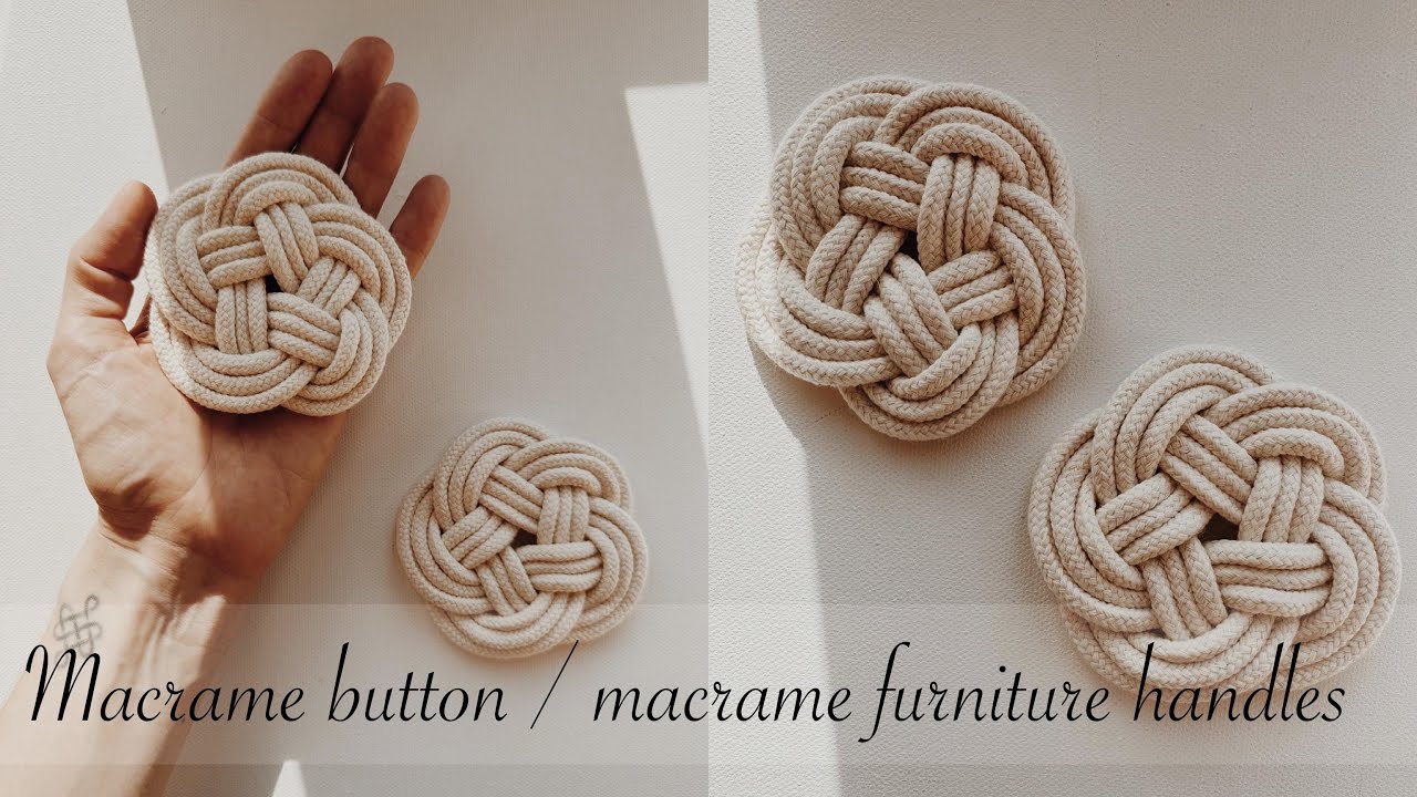 DIY: TURK’S HEAD MAT / TUTORIAL MACRAME COASTERS