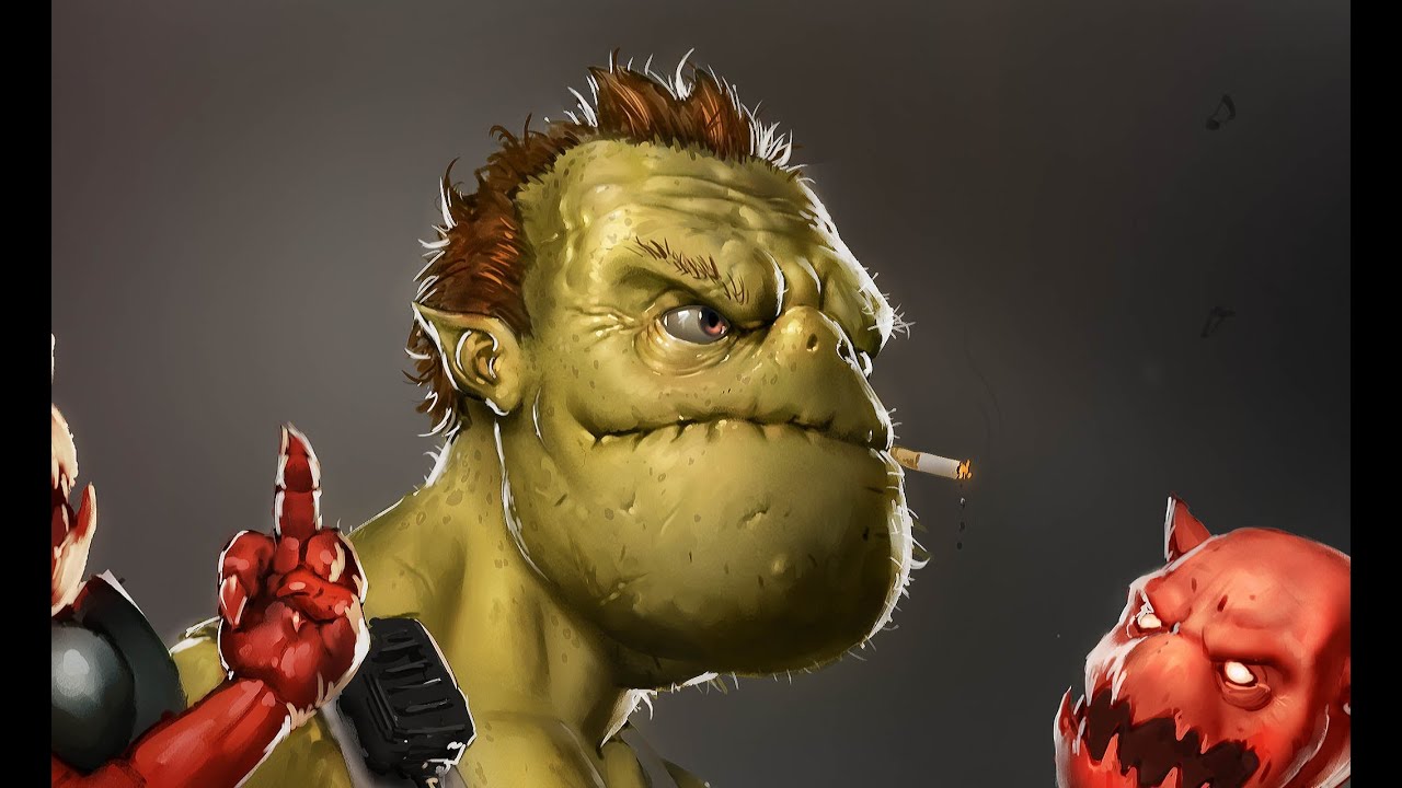 Digital Painting Screen Recording: Staples - Gremlin Disposal