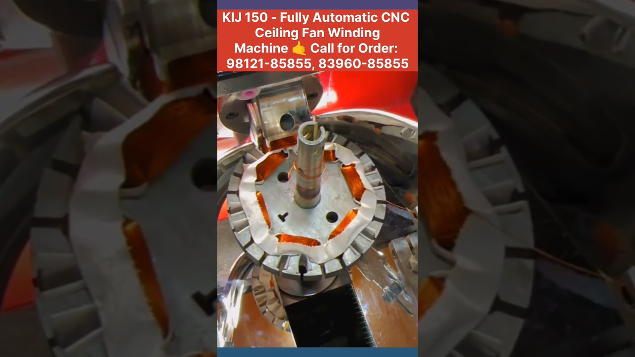 Fully Automatic Ceiling Fan Winding Machine KIJ 150