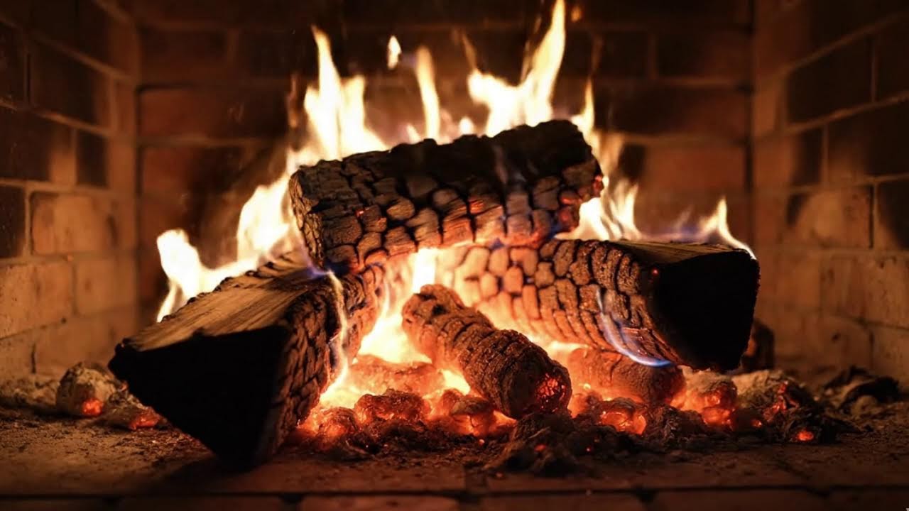 Live Warm Fireplace Crackling Sounds | ASMR for Deep Sleep