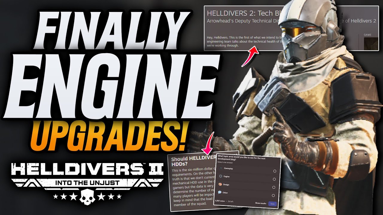 Helldivers 2 Engine Upgrades! Devs Blog Post & Tech Fixes!