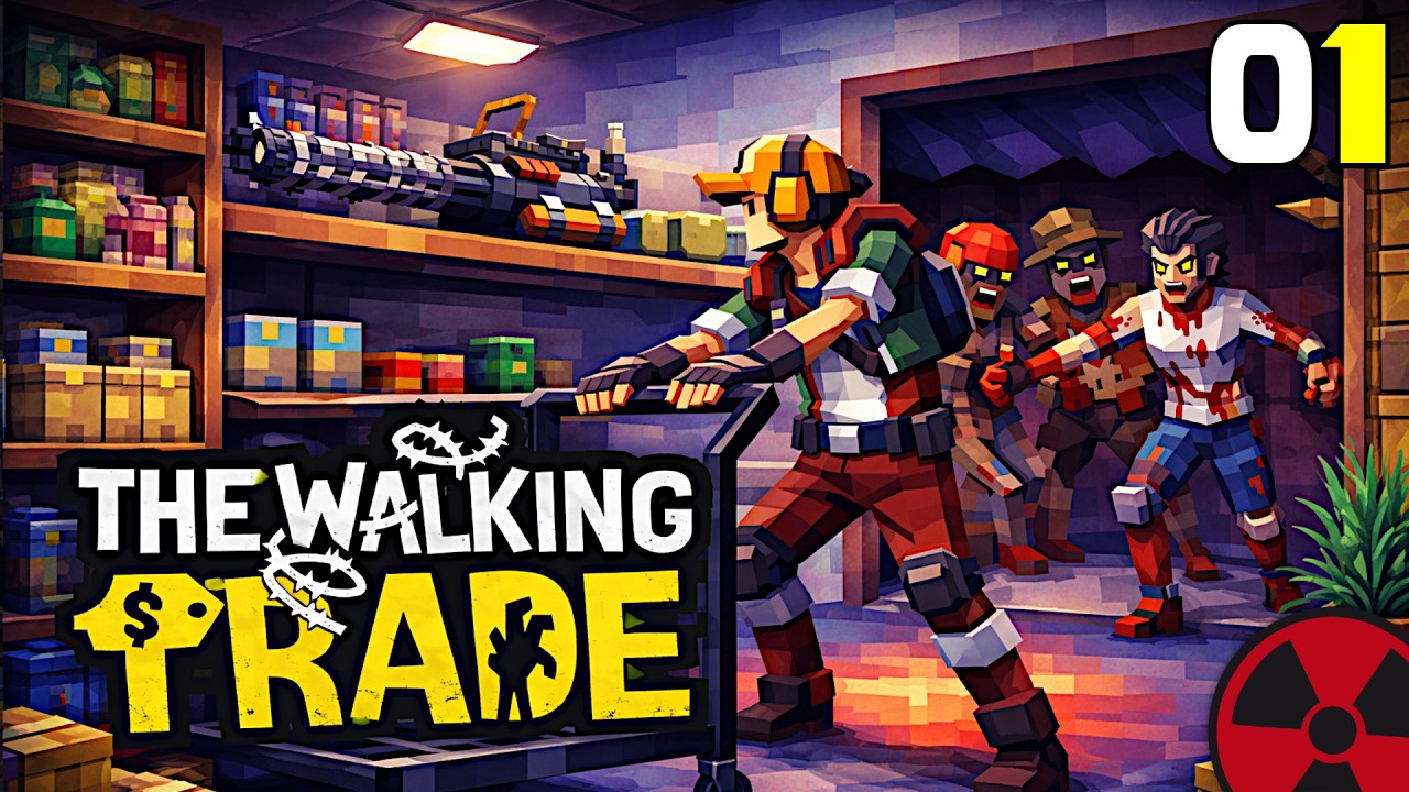 THE WALKING TRADE | Zombie-Apokalypse Supermarkt | #01 🧟‍♀️ Gameplay Deutsch
