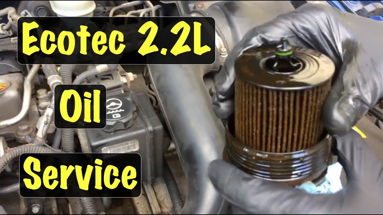 2000 - 2007 GM Ecotec 2.2L Engine Oil & Filter Change (Chevrolet Oldsmobile Pontiac Saturn)