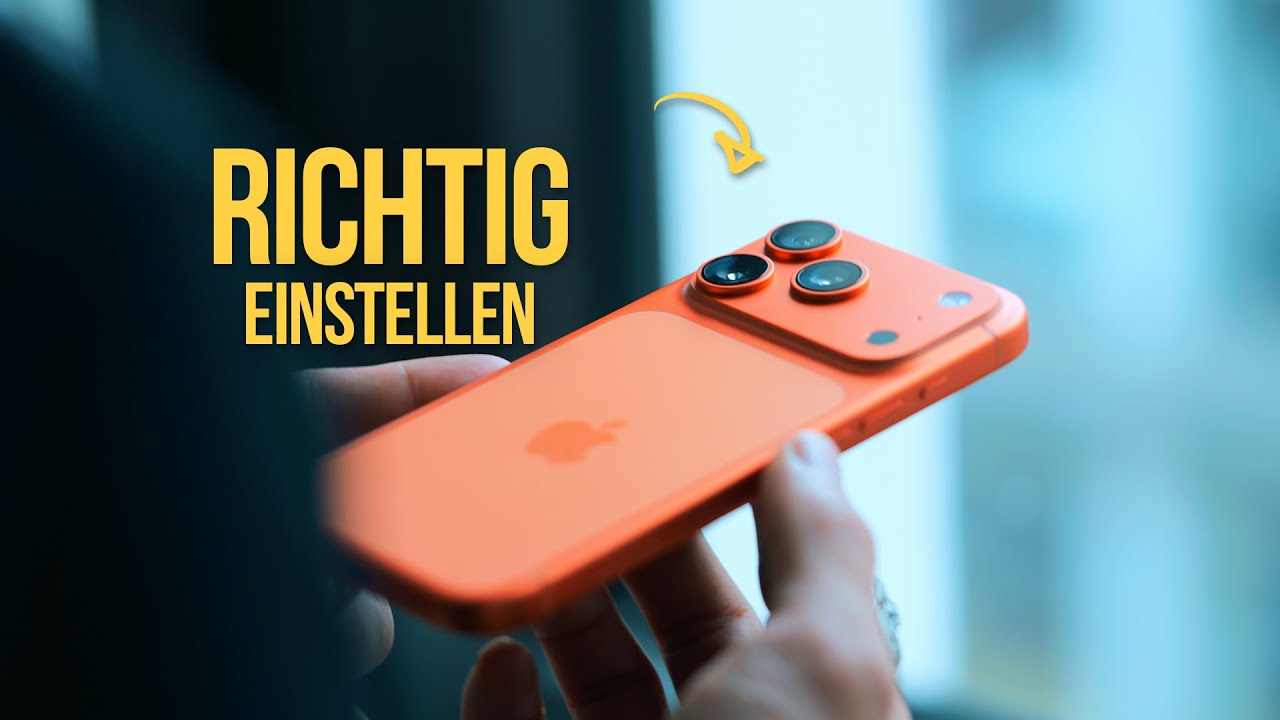 Diese Kameraeinstellungen machen dein iPhone 17 Pro so viel besser!