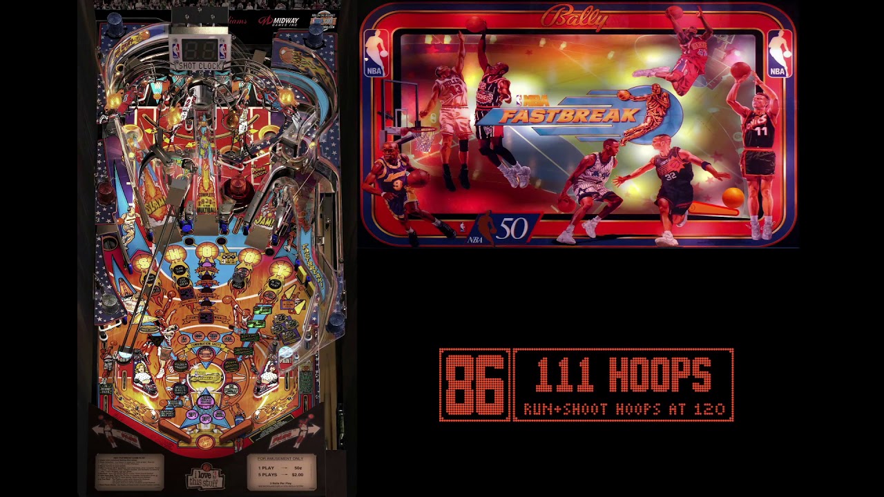 [PINBALL] NBA fastbreak (Bally 1997) VPW mod vpx