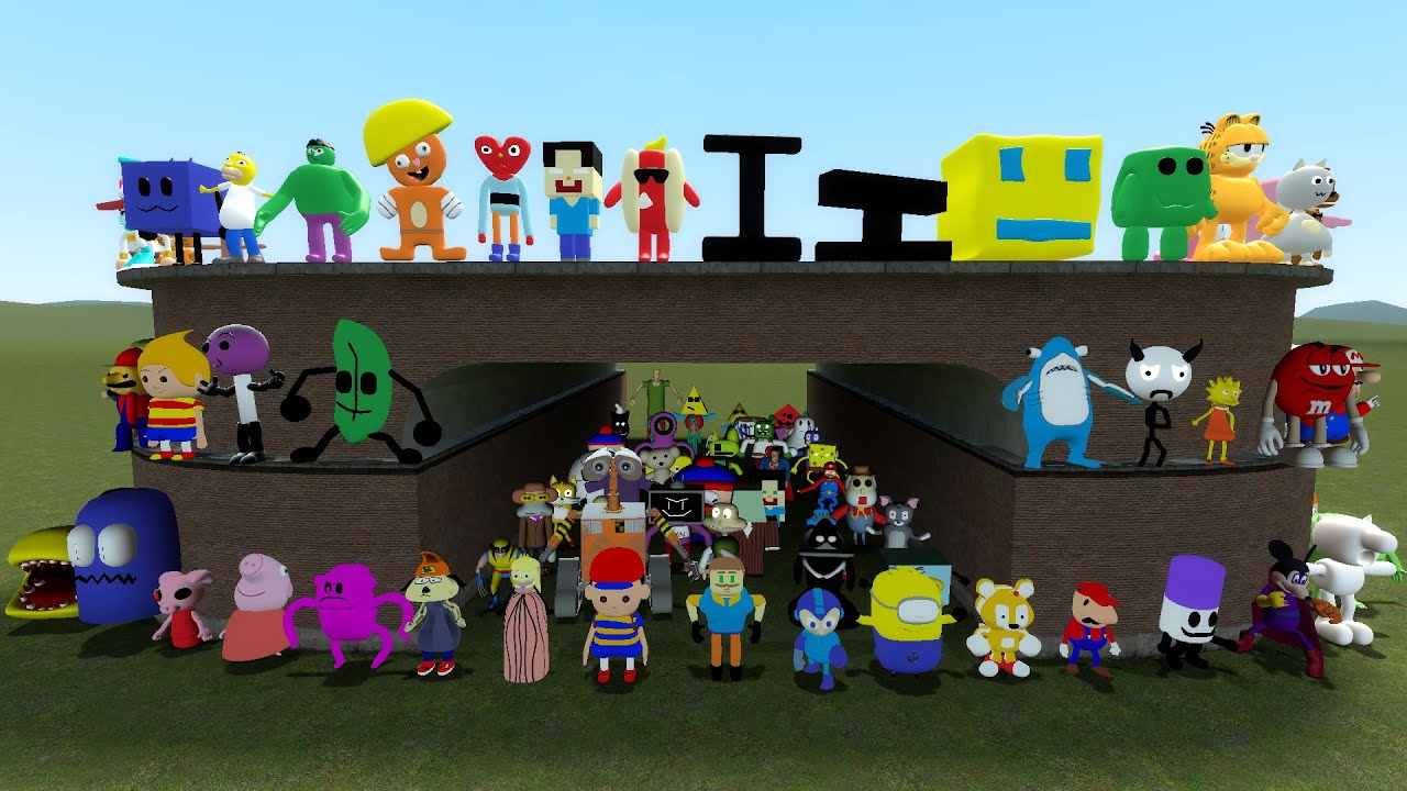 ALL 3D MEMES NEXTBOTS, 3D MEMES, MEMES IN 3D, 3D NEXTBOTS NEW UPDATE In Garry's Mod #63