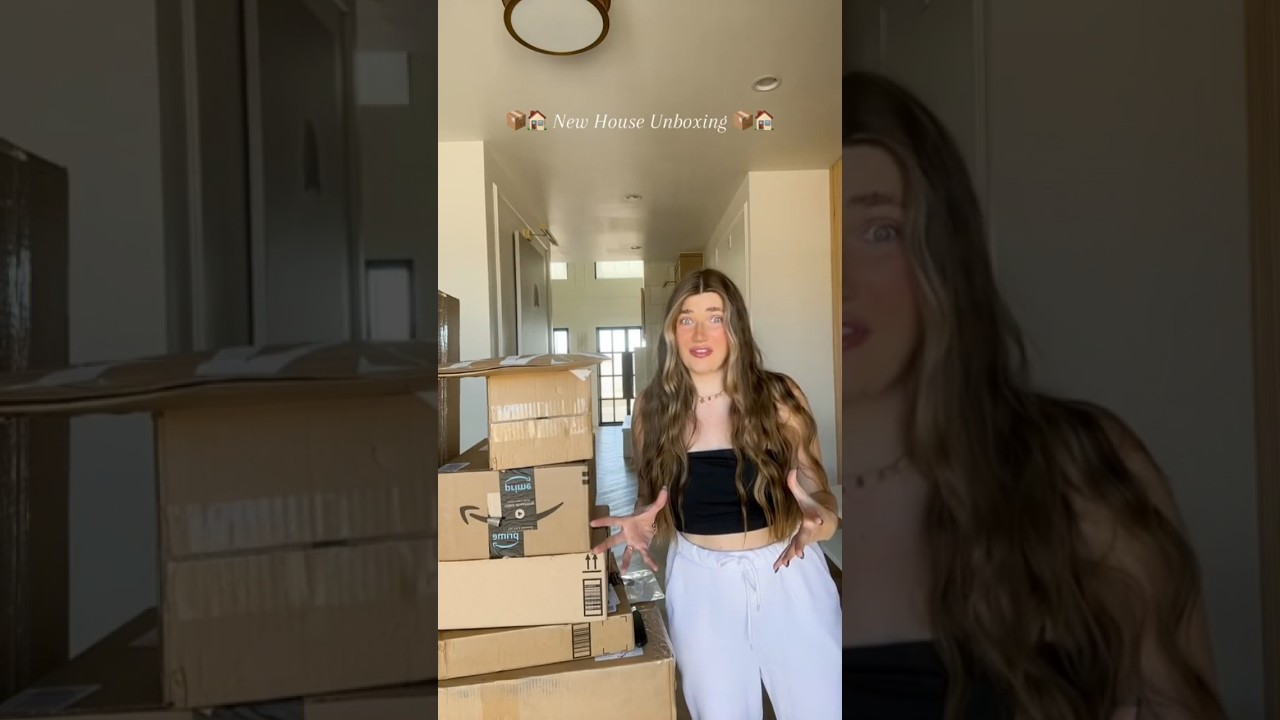 NEW HOUSE UNBOXING 📦🖤 #shorts