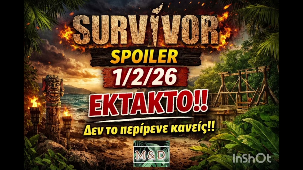 SURVIVOR SPOILER 1/2:  ΕΚΤΑΚΤΟ - ΔΕΝ ΤΟ ΠΕΡΙΜΕΝΕ ΚΑΝΕΙΣ 💣