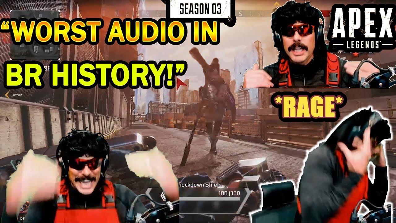 DrDisrespect RAGES at Apex's Audio & Calls it THE WORST in Battle Royale History!