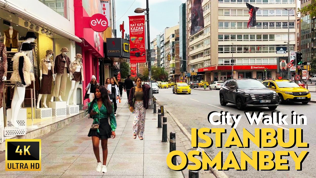 Istanbul, Turkey🇹🇷 Osmanbey 2024 Walking Tour in Fashion District | Sisli & Osmanbey Markets in 4K