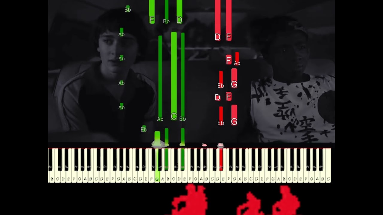Stranger Things-  NeverEnding Story Full Piano Tutorial