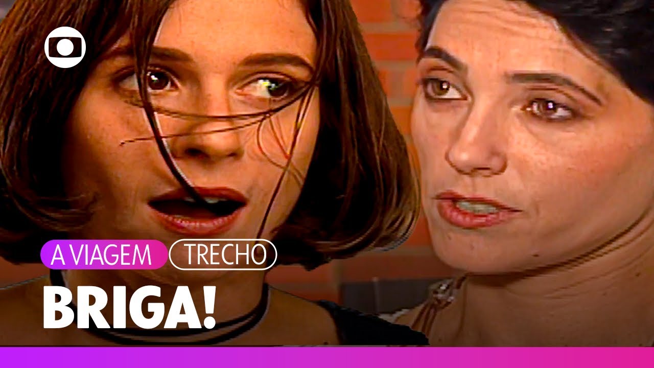 Diná discute com Lisa e lhe dá uma bofetada! | A Viagem | TV Globo