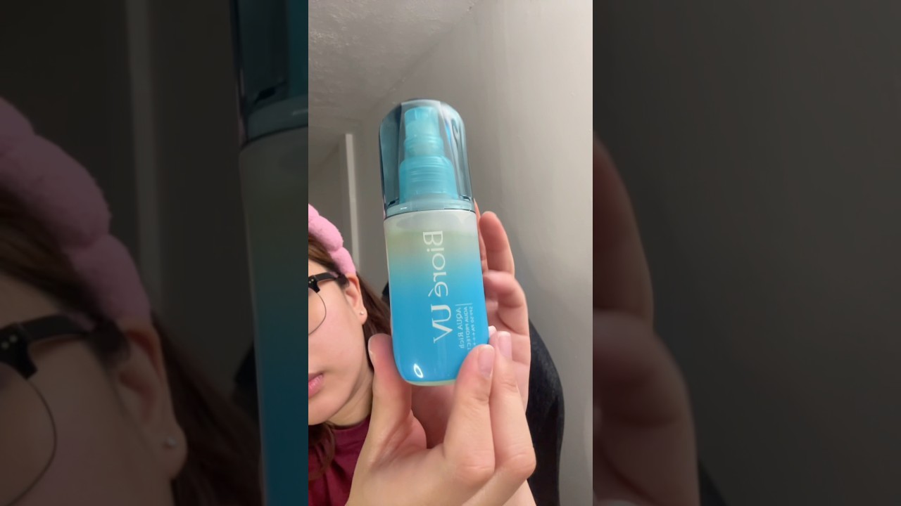 Honest review on the Bior&eacute; UV Aqua Rich Aqua Protect Mist SPF50. See comments for more info #fyp
