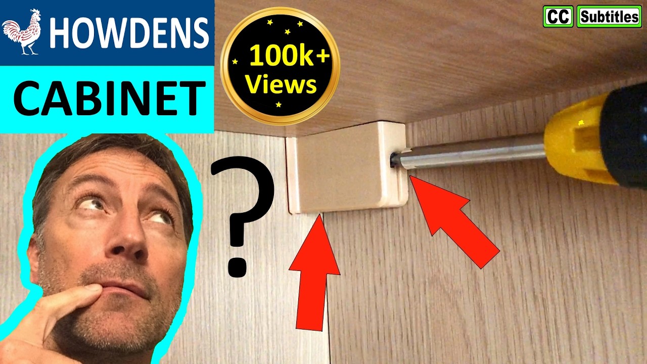 Howdens Kitchen Wall Unit Adjustments and How the Bracket Works