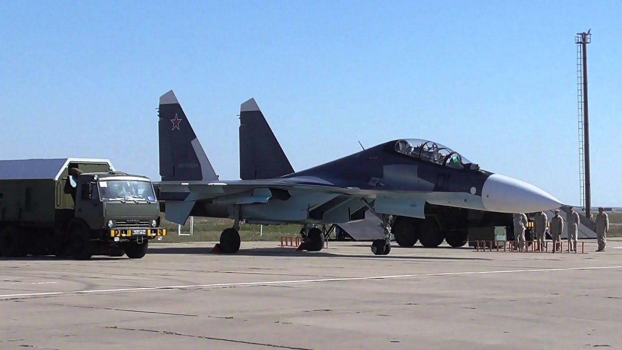 Запуск, руление СУ-30СМ