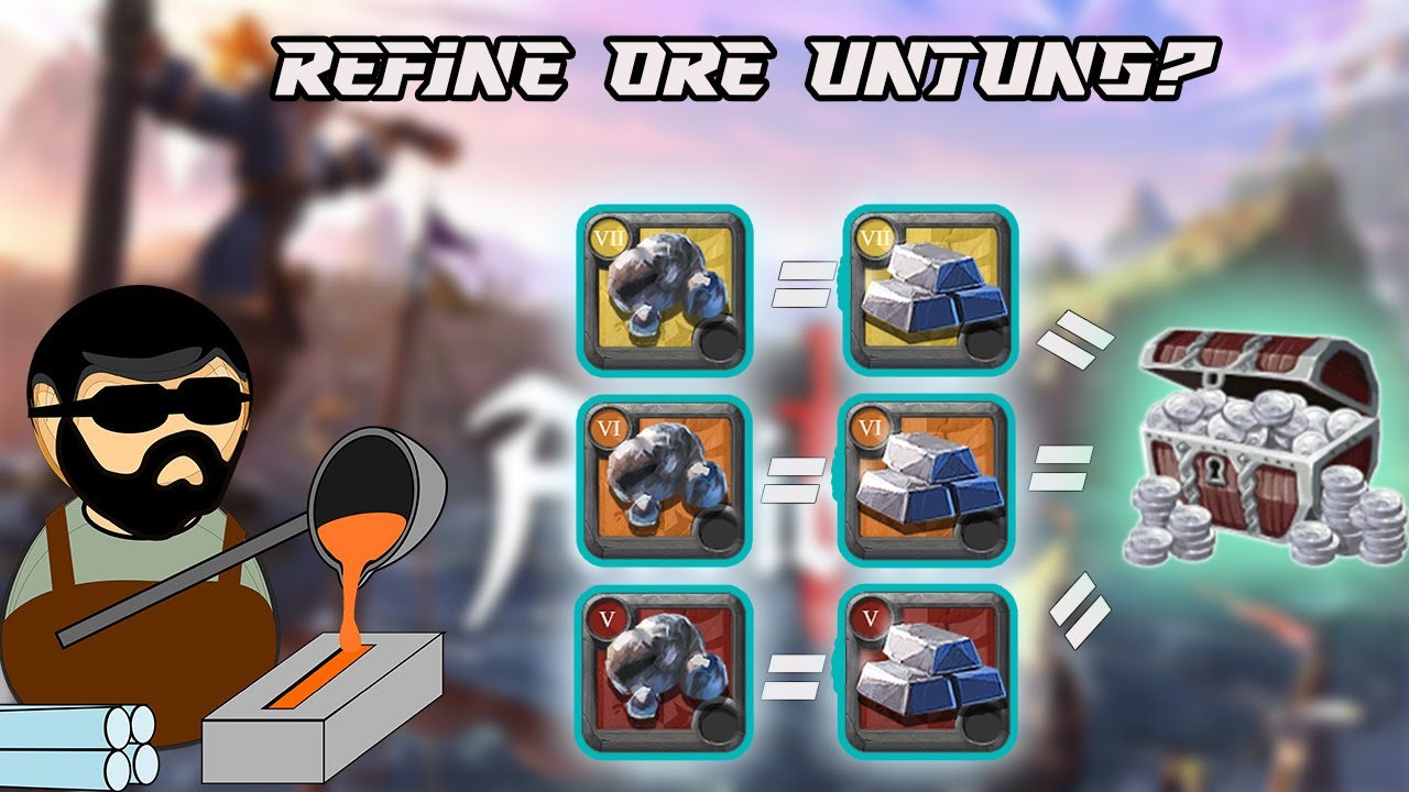 TUTORIAL REFINE ORE UNTUK PEMULA | ALBION ONLINE SERVER ASIA