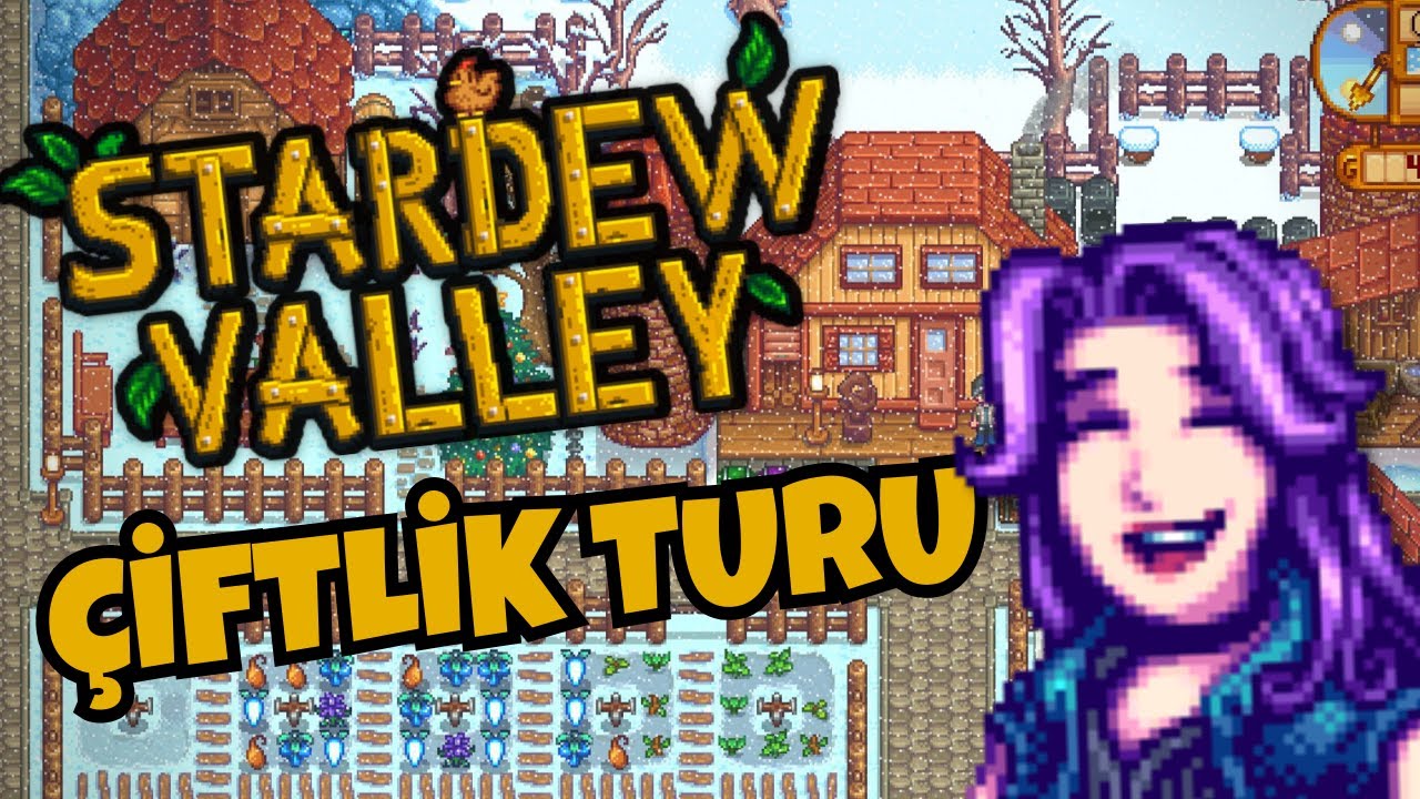 STARDEW VALLEY ÇİFTLİK TURU VE BUZ ŞÖLENİ 🥶👨🏻‍🌾