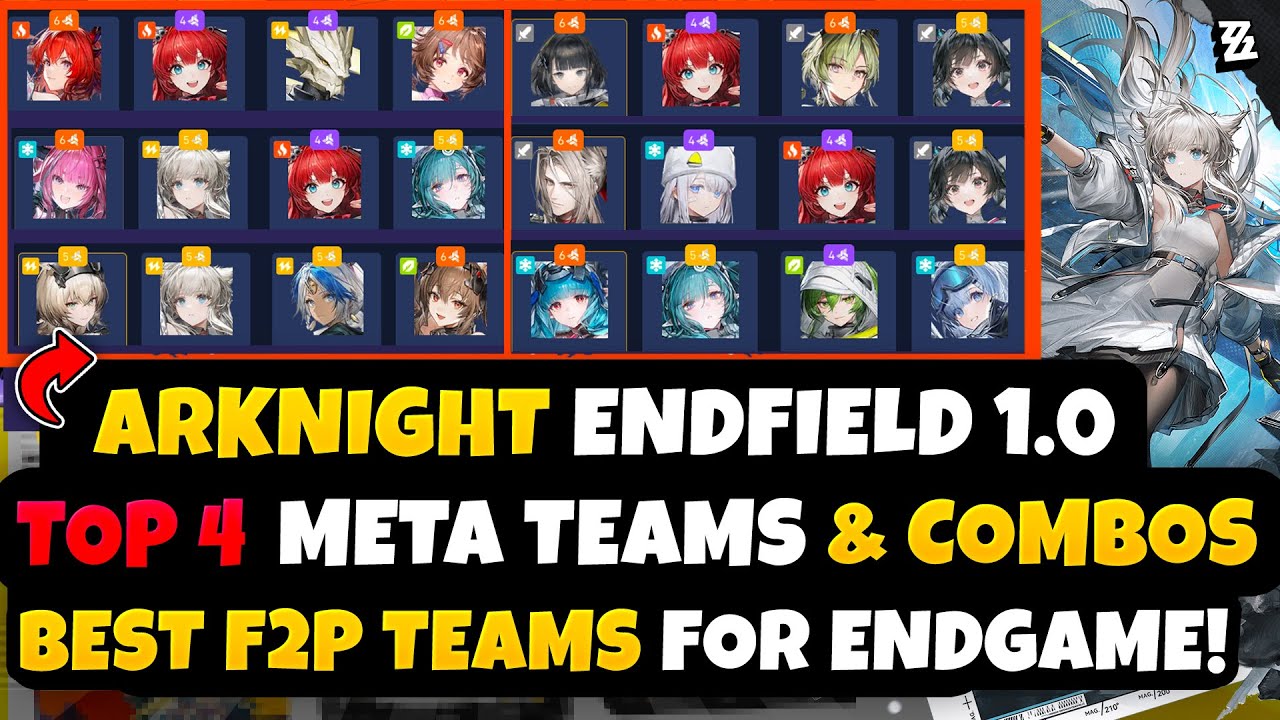Arknights Endfield 1.0 TOP Meta & BEST F2P Team Comps | For ALL Contents