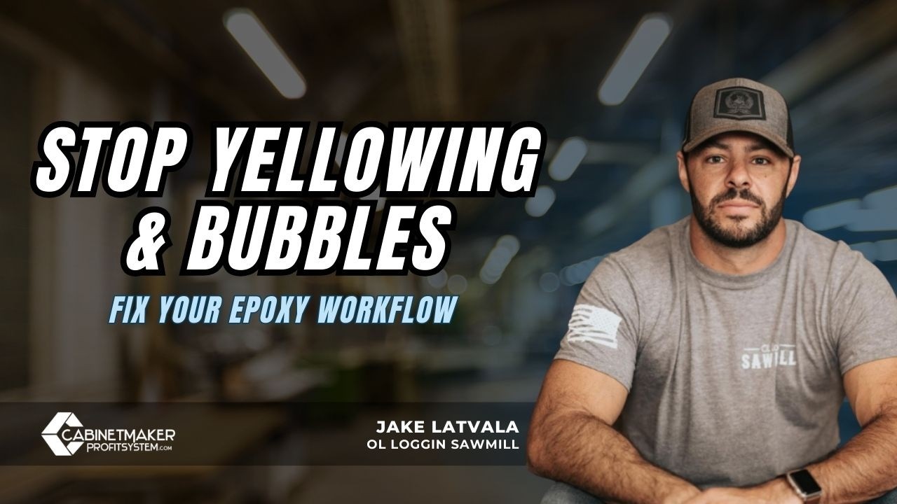 Solving Epoxy problems in Production with Jake Latvala Ologgins Sawm