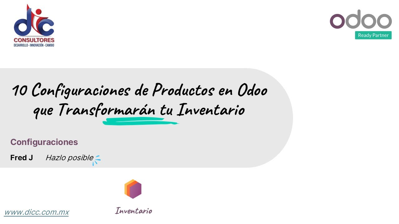 Odoo: 10 Configuraciones de Producto que OPTIMIZAN tu Inventario