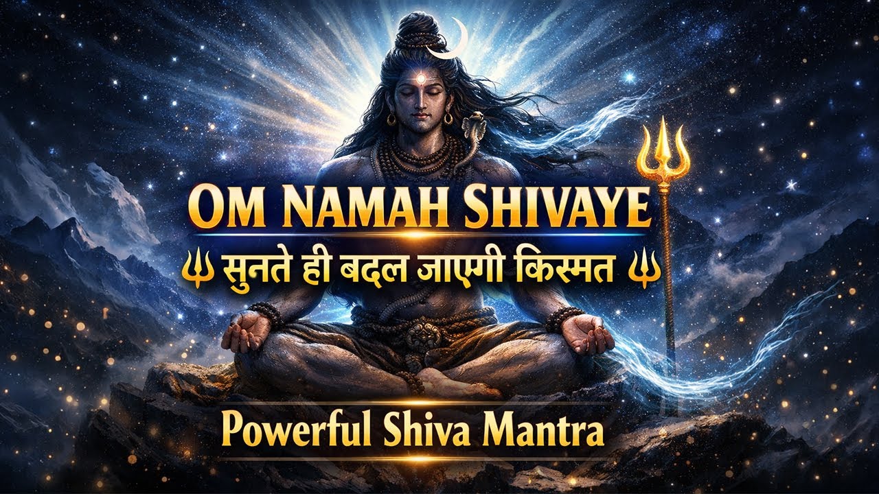 108 Times Om Namah Shivaye Chant | Divine Protection & Spiritual Awakening