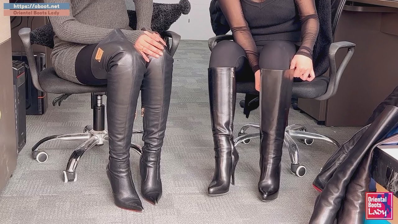 These three pairs of black boots are super sexy - especially in the office