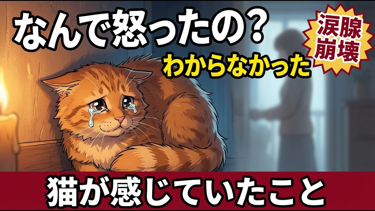 【衝撃の真実】あなたが大声を出した瞬間、猫の体と心に起きていたこと。これを知って後悔した