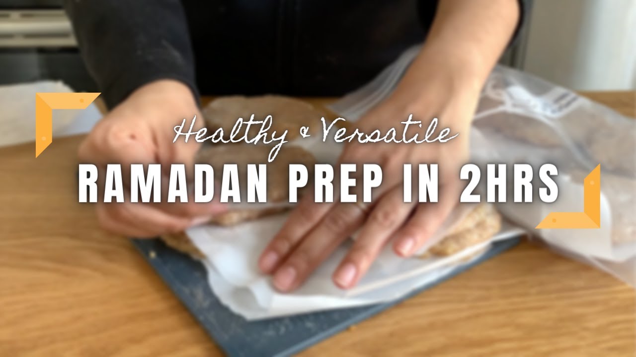 Healthy Ramadan Meal Prep in 2 hours | School Lunch Ideas | The Home Maker Baker