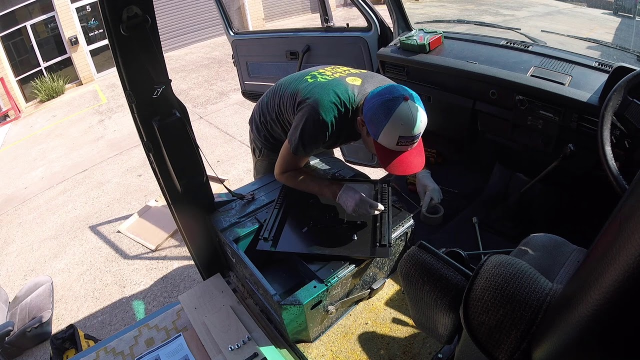 VW T3 swivel base seat install
